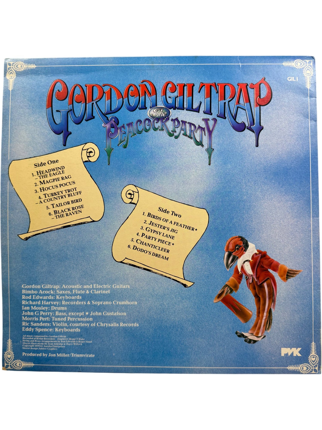Gordon Giltrap The Peacock Party Vinyl - Very Good+