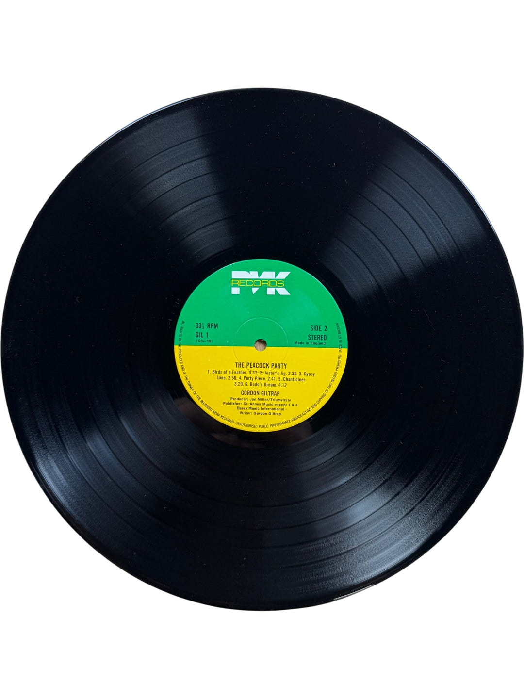 Gordon Giltrap The Peacock Party Vinyl - Very Good+