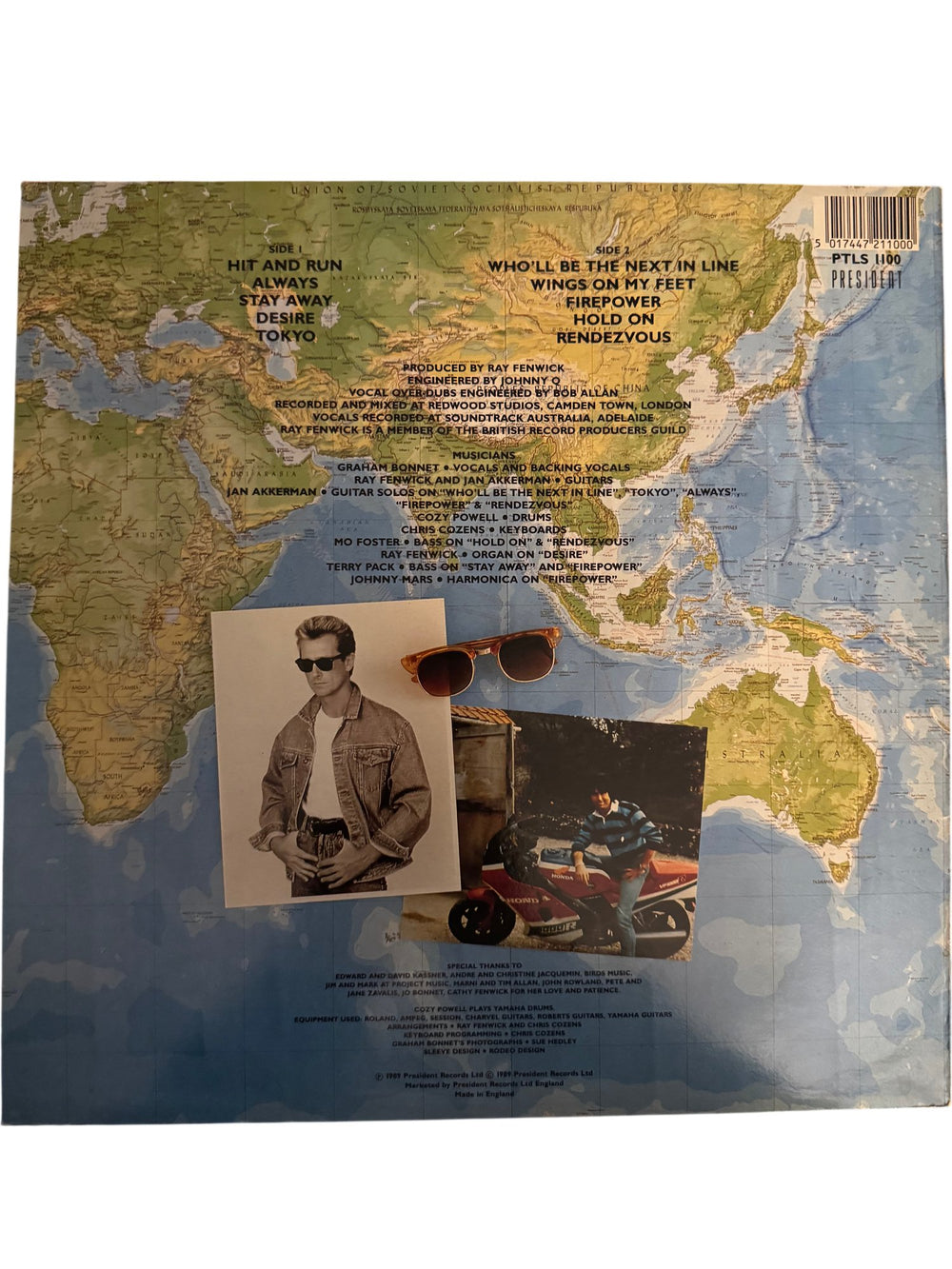 Graham Bonnet Forcefield Vinyl - Good - Think Vintage ltd