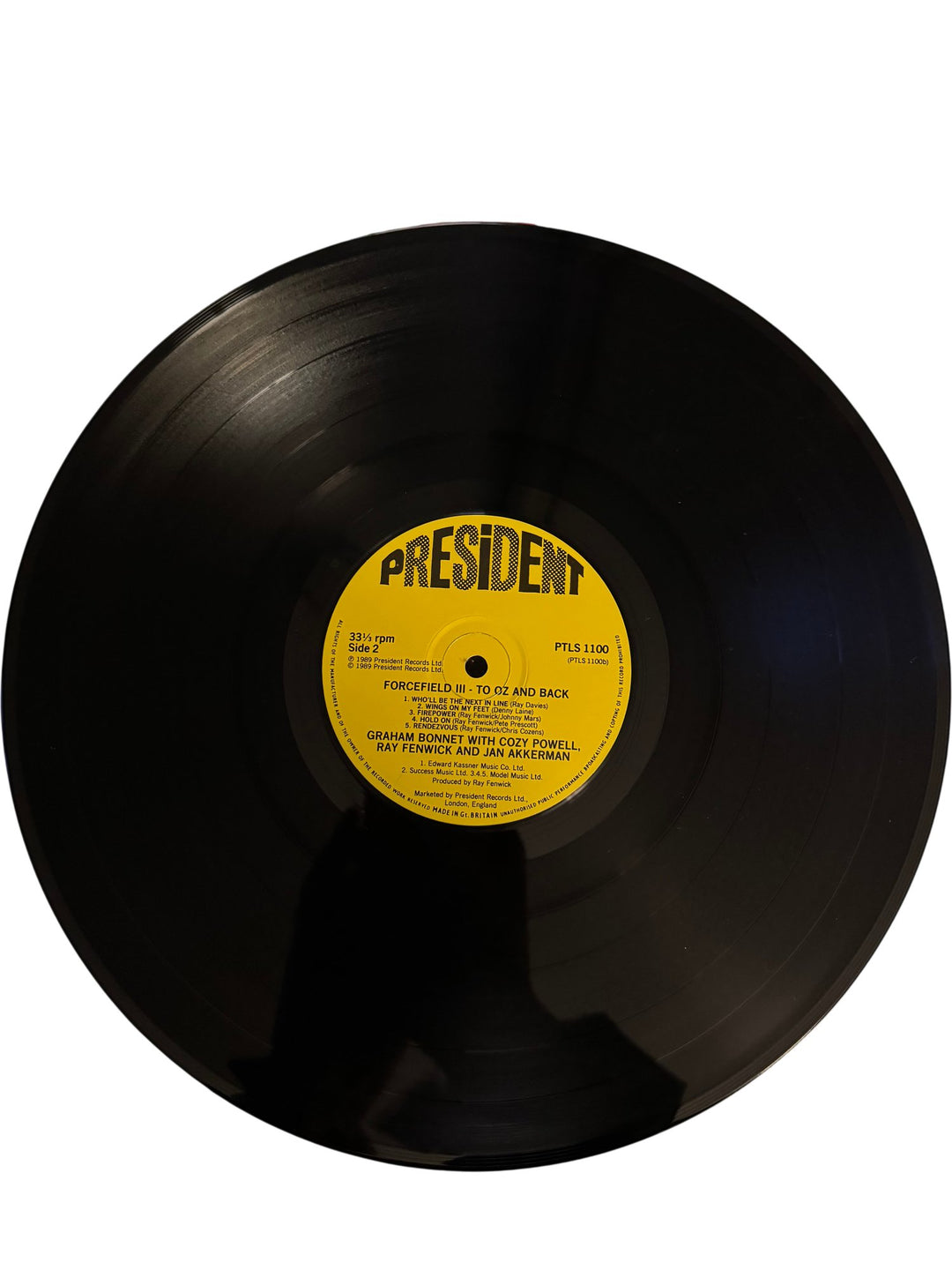 Graham Bonnet Forcefield Vinyl - Good - Think Vintage ltd