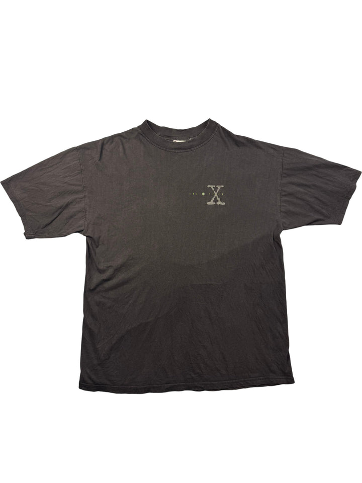 Graphic Black T-Shirt - L - Think Vintage Online Ltd