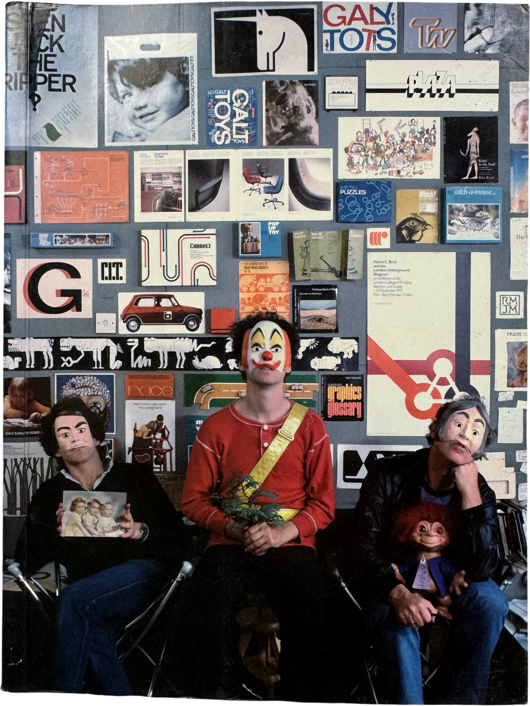 Graphic Design Book With Collage Cover - Think Vintage