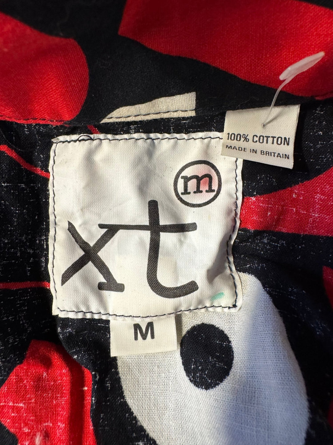 Graphic Print Cotton Shirt - M/L - Think Vintage ltd
