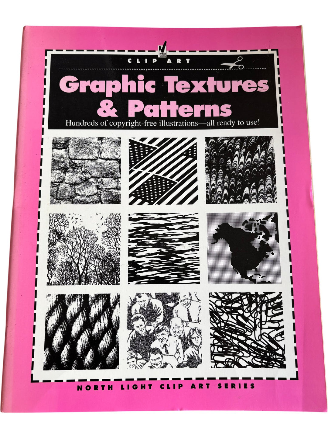 Graphic Textures & Patterns Clip Art Book - Think Vintage ltd