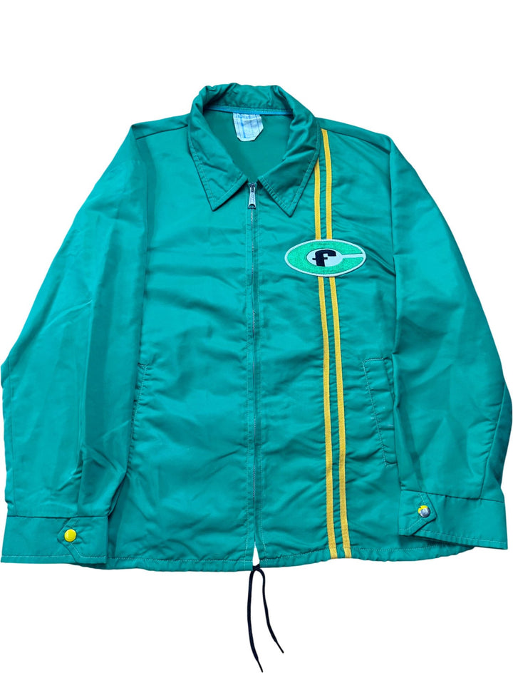 Green Nylon Sports Jacket - L