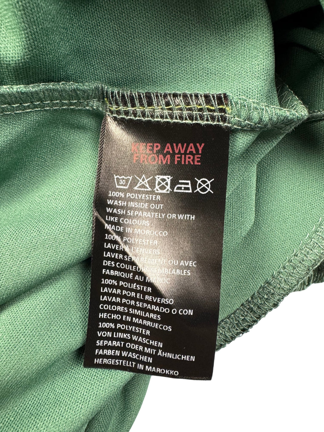 Green Pleated Skirt - S - Think Vintage