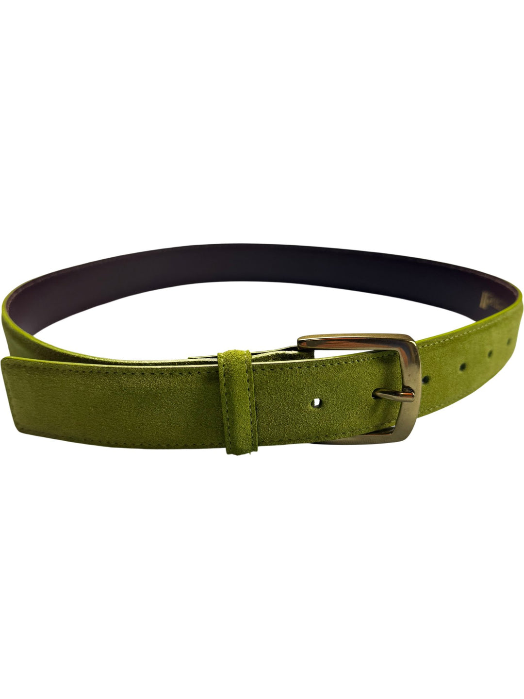 Green Suede Belt - Think Vintage ltd