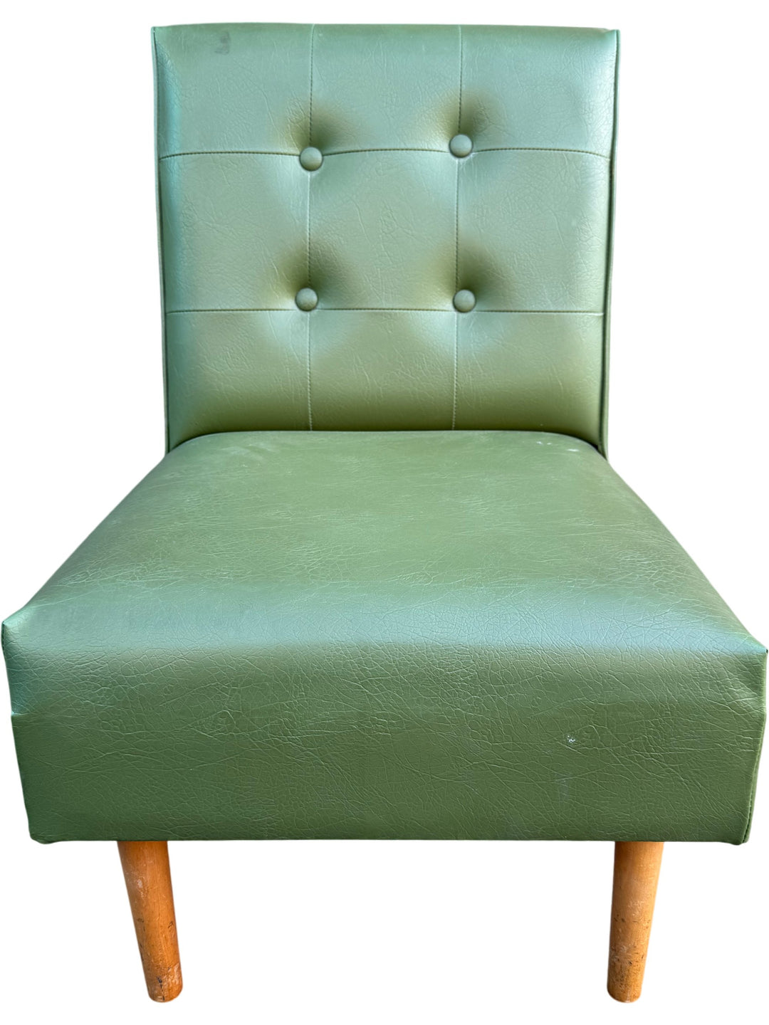 Green Upholstered Chair - Think Vintage