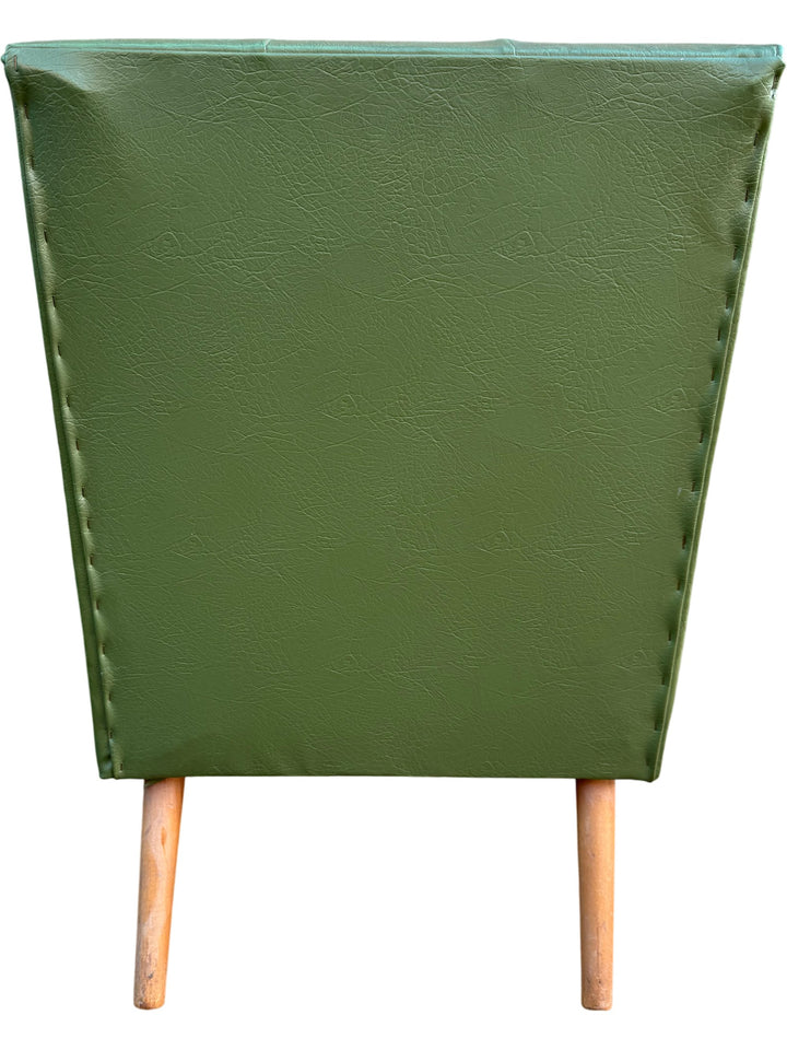 Green Upholstered Chair - Think Vintage