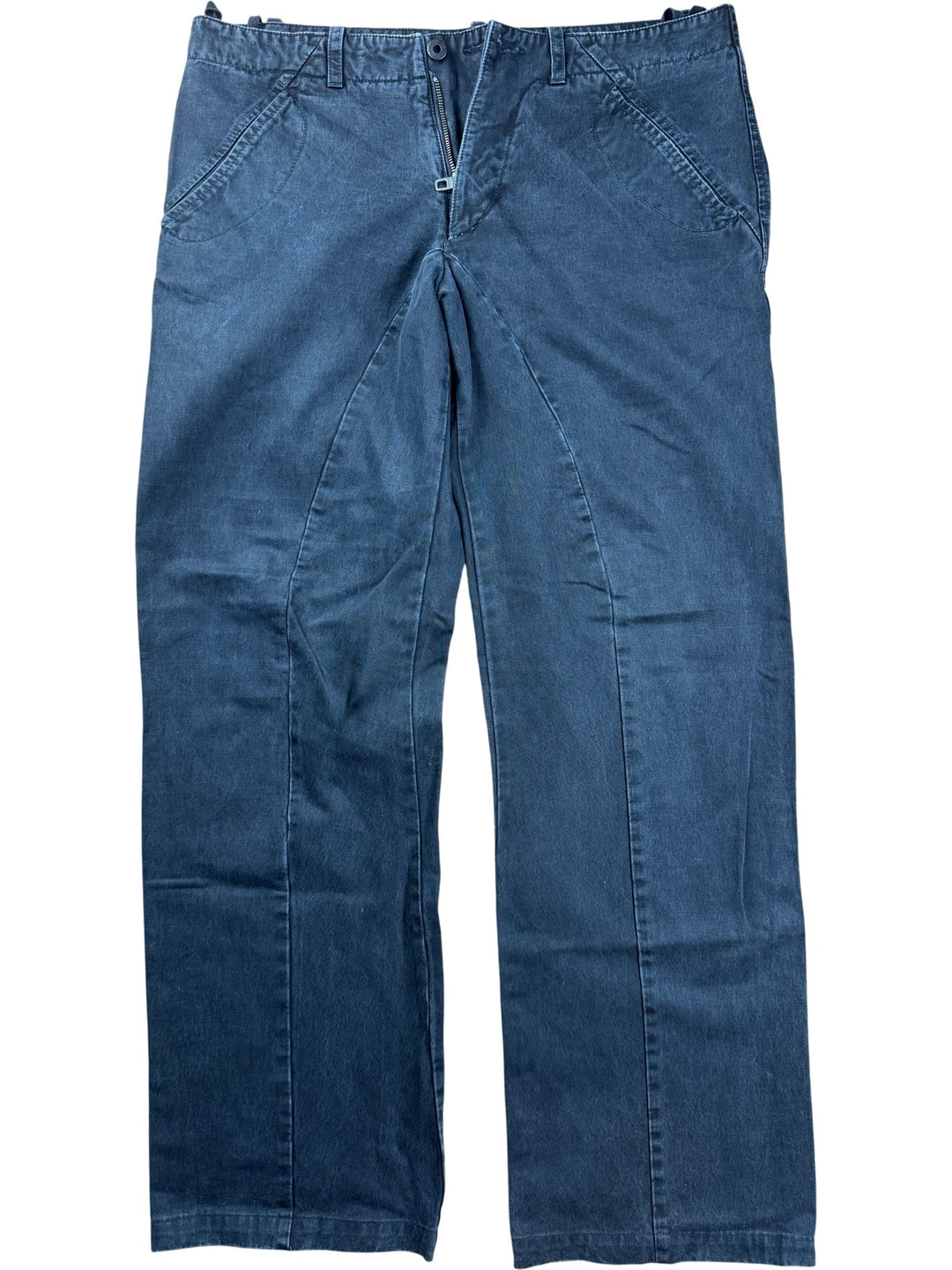 Griffin Black Trousers - W35 - Think Vintage ltd