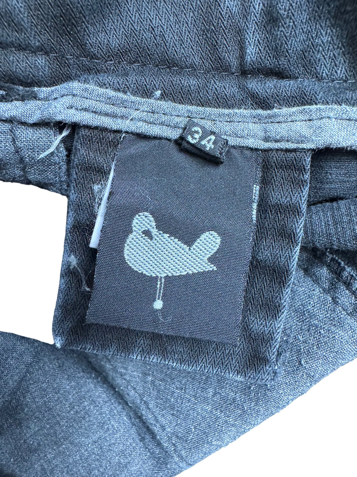 Griffin Black Trousers - W35 - Think Vintage ltd