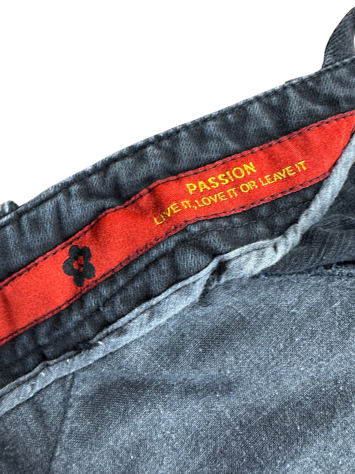 Griffin Black Trousers - W35 - Think Vintage ltd