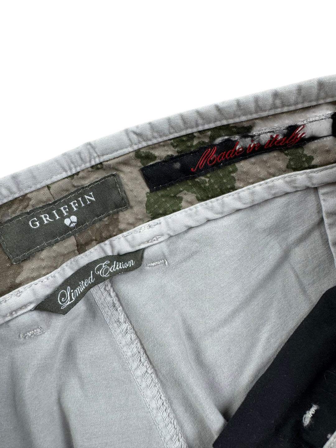 Griffin Limited Edition Italian Made Chinos - W32 - Think Vintage ltd