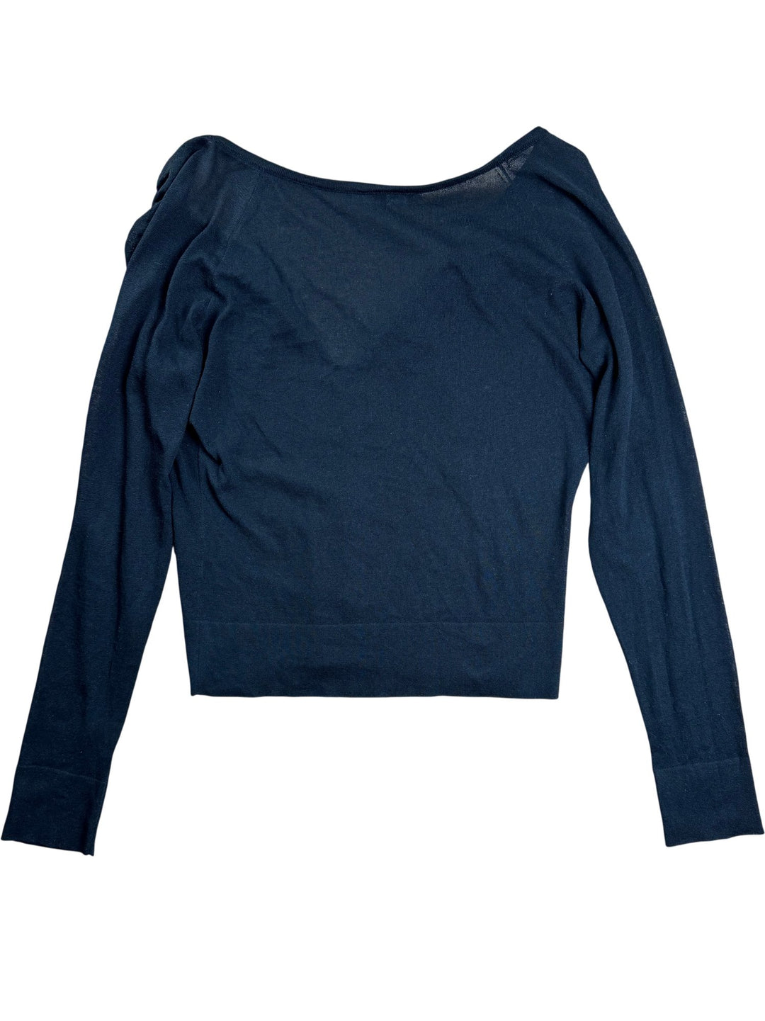 Gucci Black Long Sleeve Top - S - Think Vintage ltd