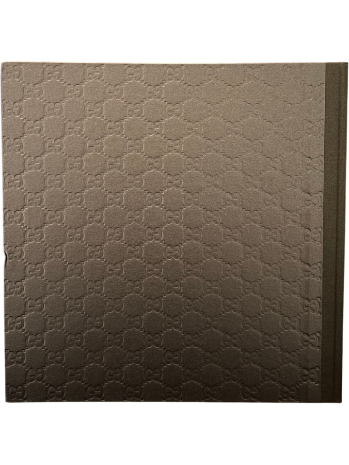 Gucci Embossed Brown Luxury Lookbook - Think Vintage ltd