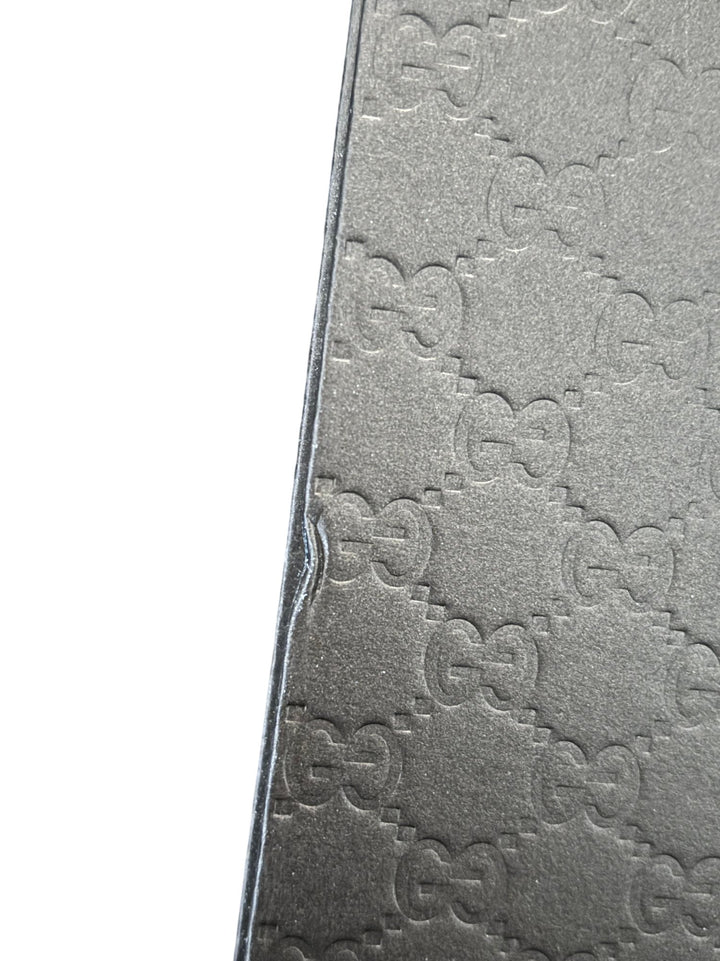 Gucci Embossed Brown Luxury Lookbook - Think Vintage ltd