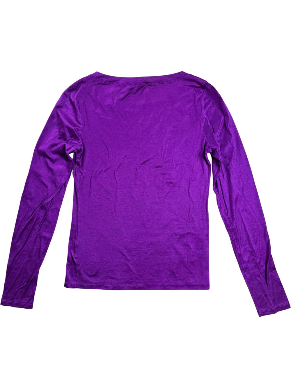 Gucci Long Sleeve Purple Top - S - Think Vintage ltd
