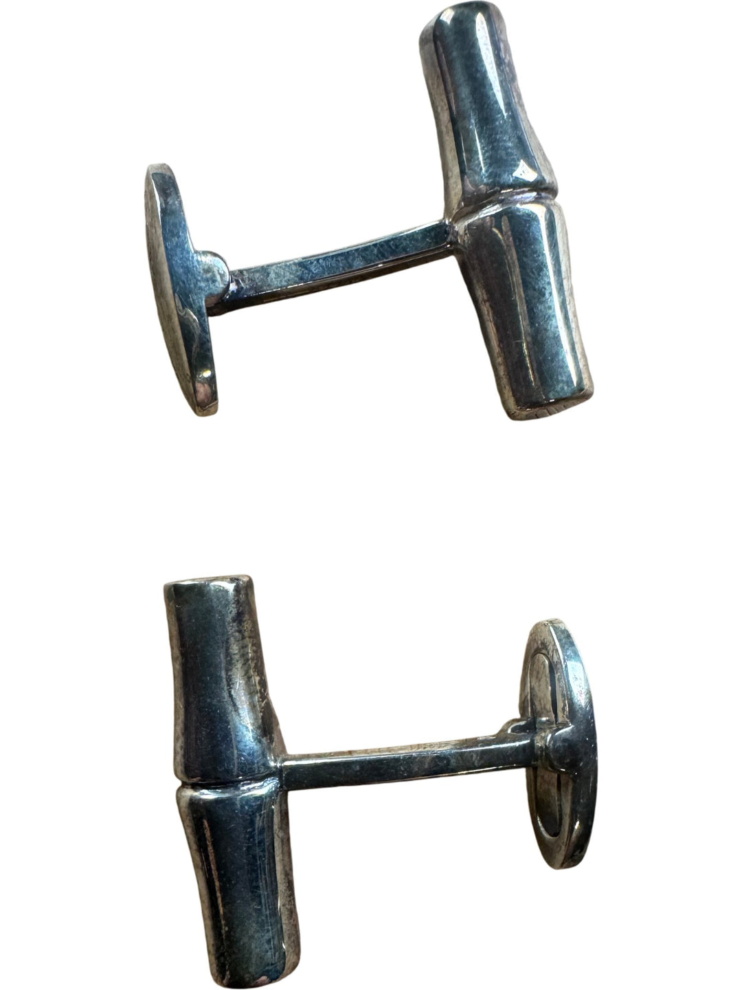 Gucci Silver Cufflinks - Think Vintage ltd
