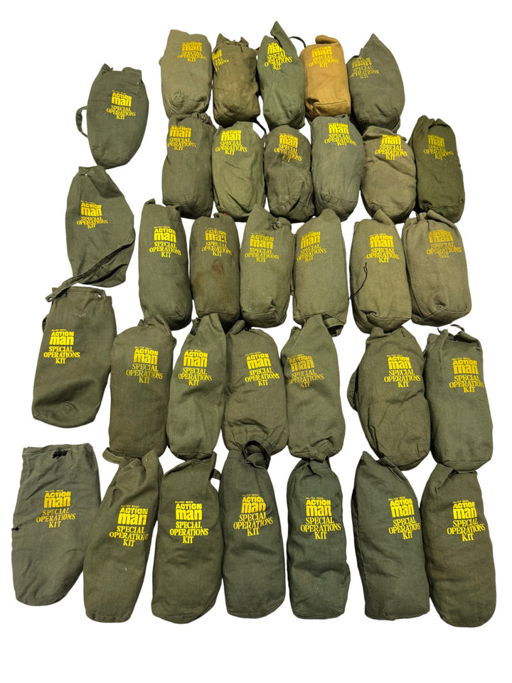 HUGE Action Man Bundle - Military Uniforms Jackets Helmets Accessories - Think Vintage Online Ltd