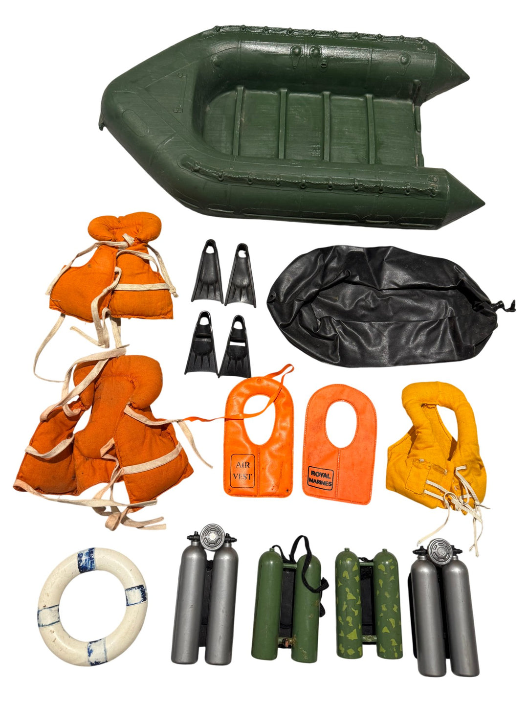 HUGE Action Man Bundle - Military Uniforms Jackets Helmets Accessories - Think Vintage Online Ltd