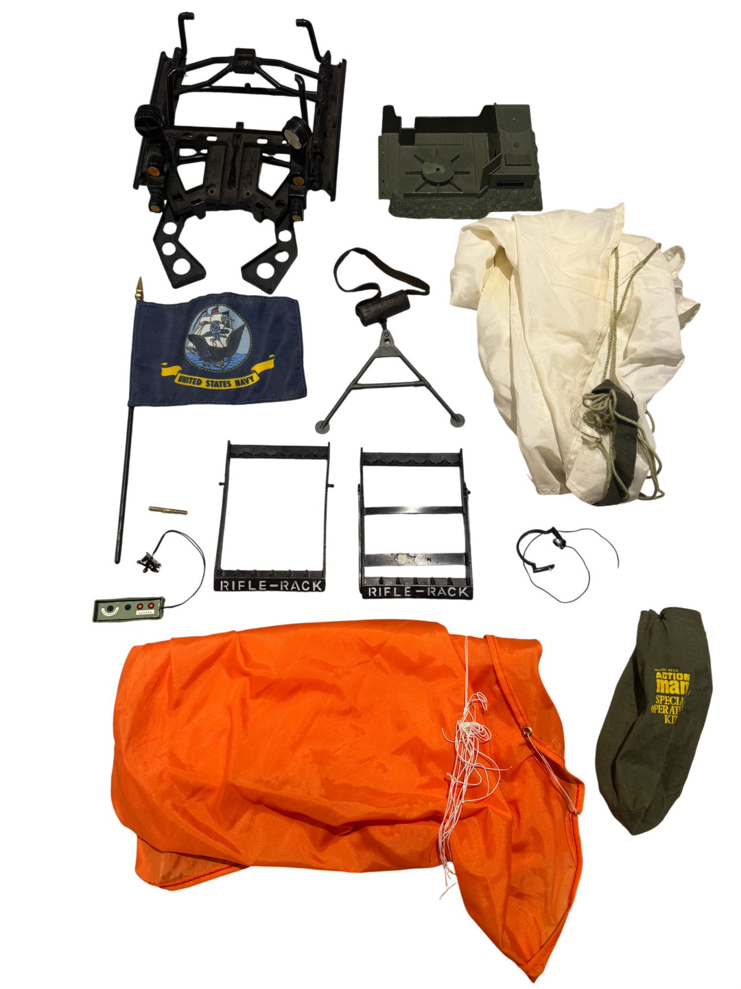 HUGE Action Man Bundle - Military Uniforms Jackets Helmets Accessories - Think Vintage ltd