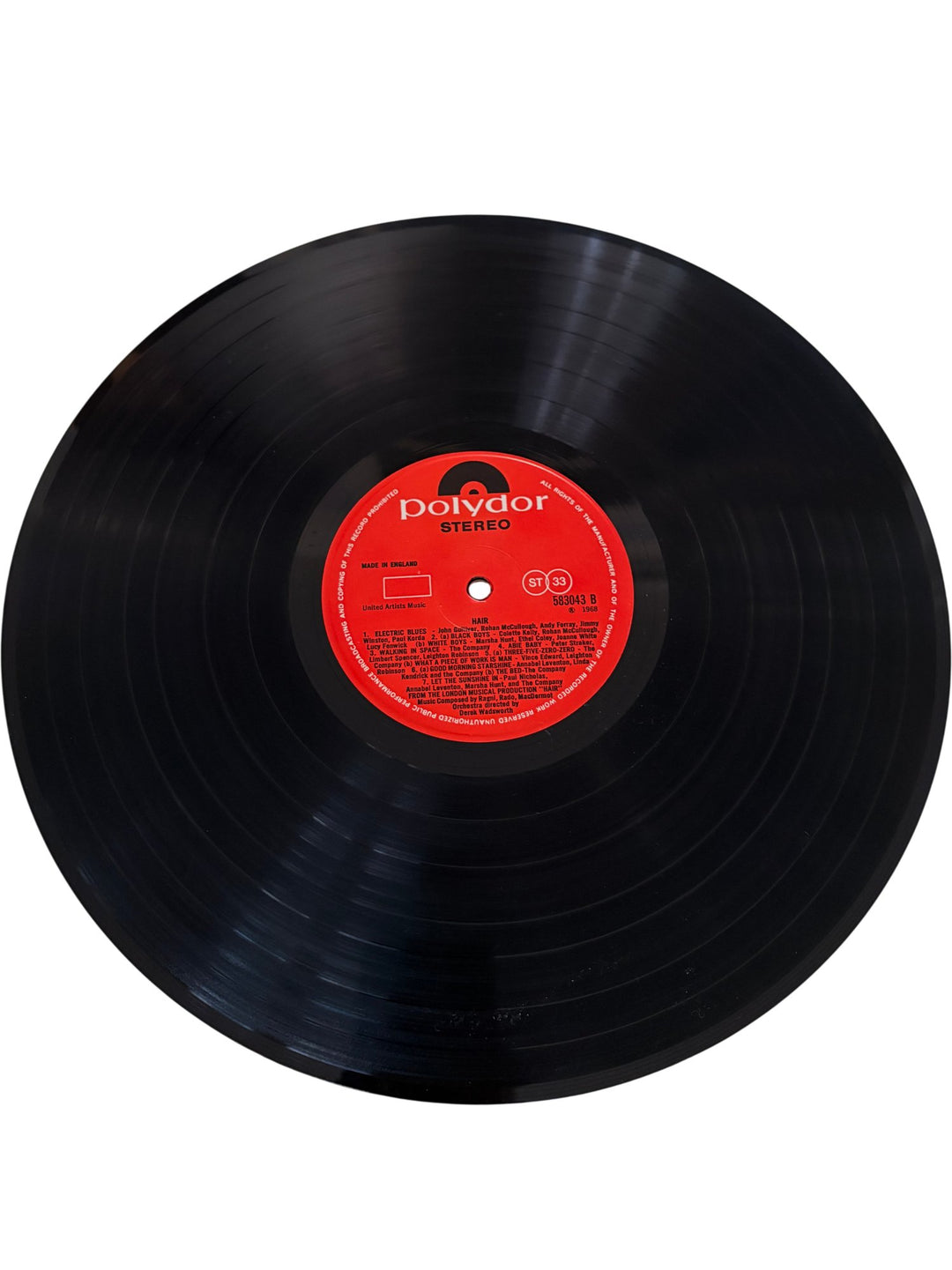 Hair Original Cast Recording LP - Good - Think Vintage ltd