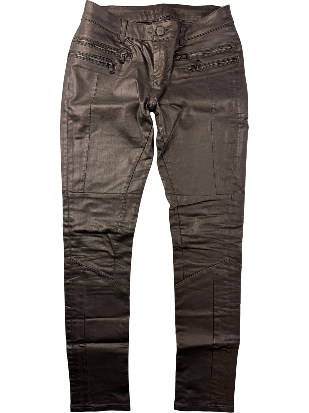 Hallhuber Black Skinny Pants - W32 - Think Vintage ltd