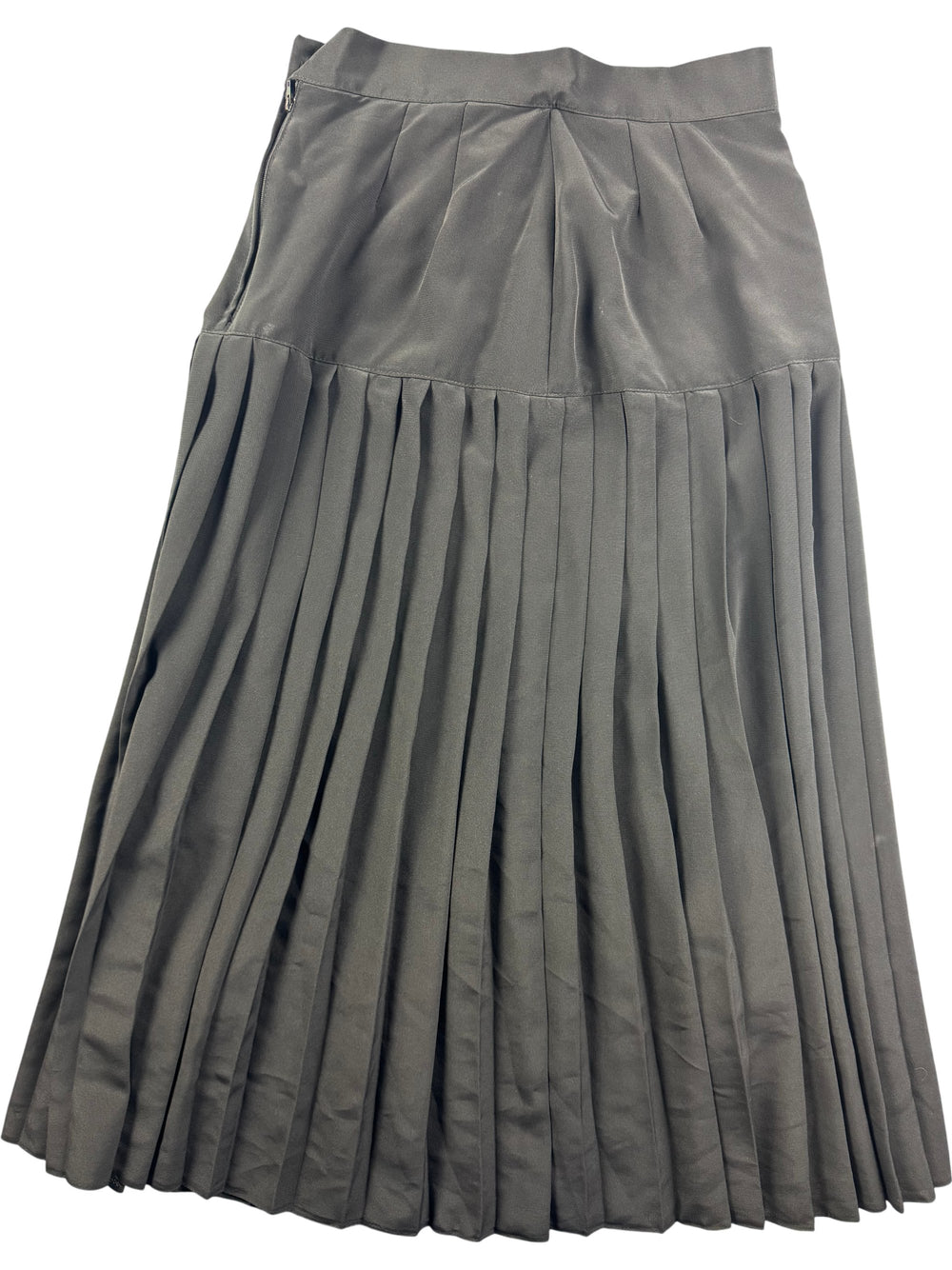 Hamells London Pleated Midi Skirt - S - Think Vintage Online Ltd