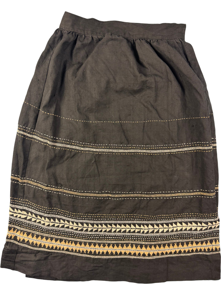 Handmade Indian Cotton Skirt - XS - Think Vintage
