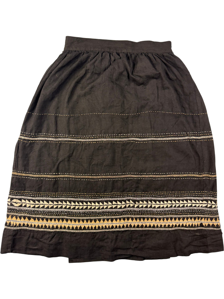 Handmade Indian Cotton Skirt - XS - Think Vintage Online Ltd