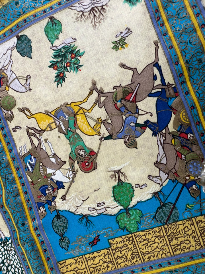 Handmade Persian Kalamkari Textile Wall Art