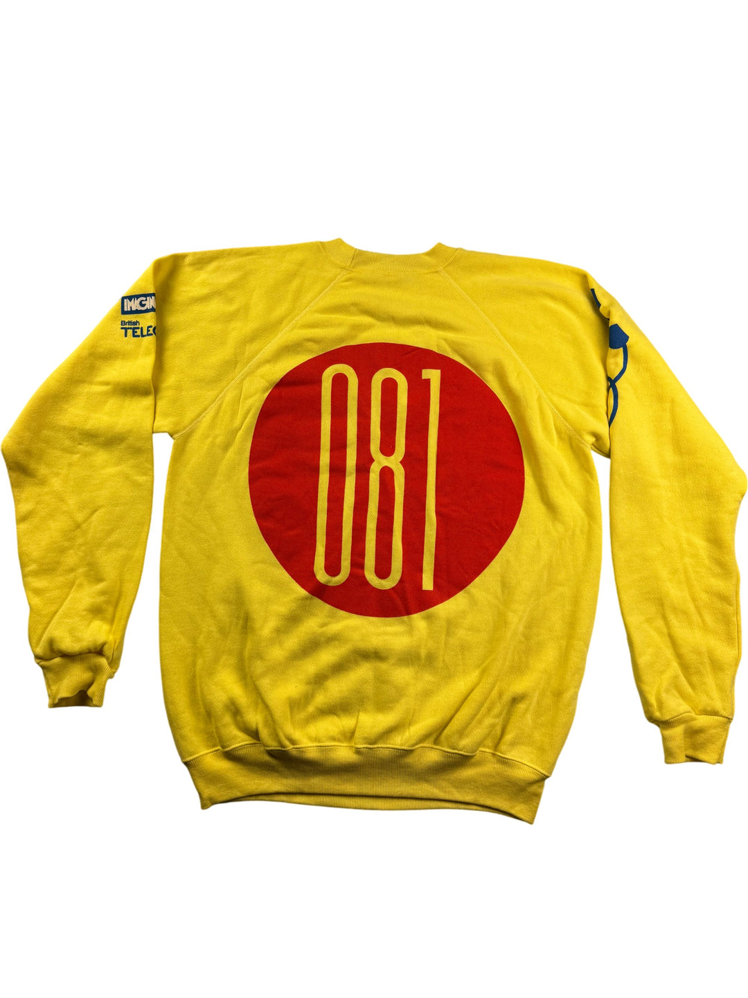 Hanes Yellow Graphic Sweatshirt - L