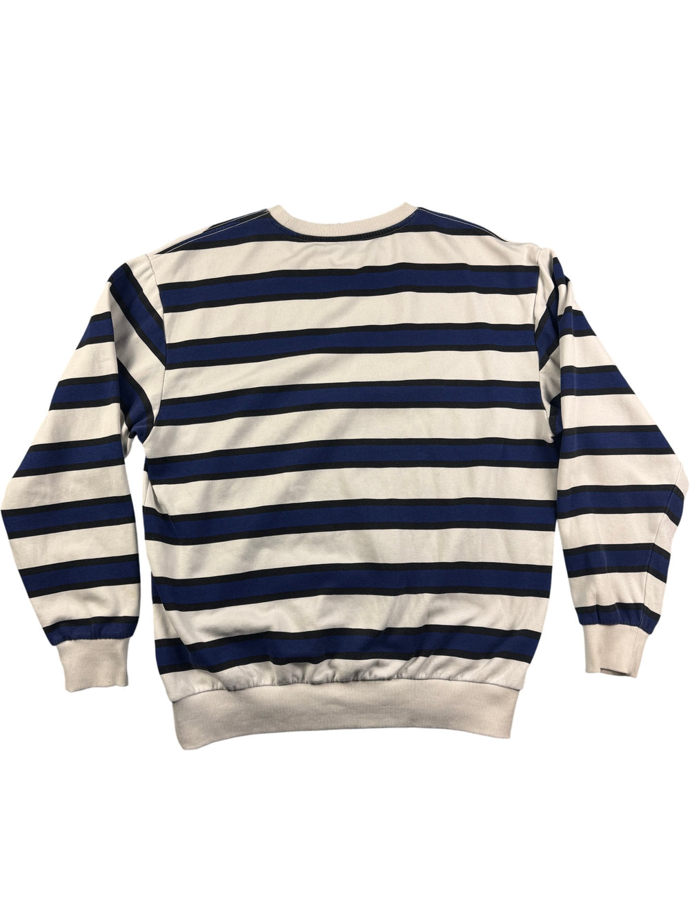 Harlem City Striped Sweatshirt - XL - Think Vintage Online Ltd