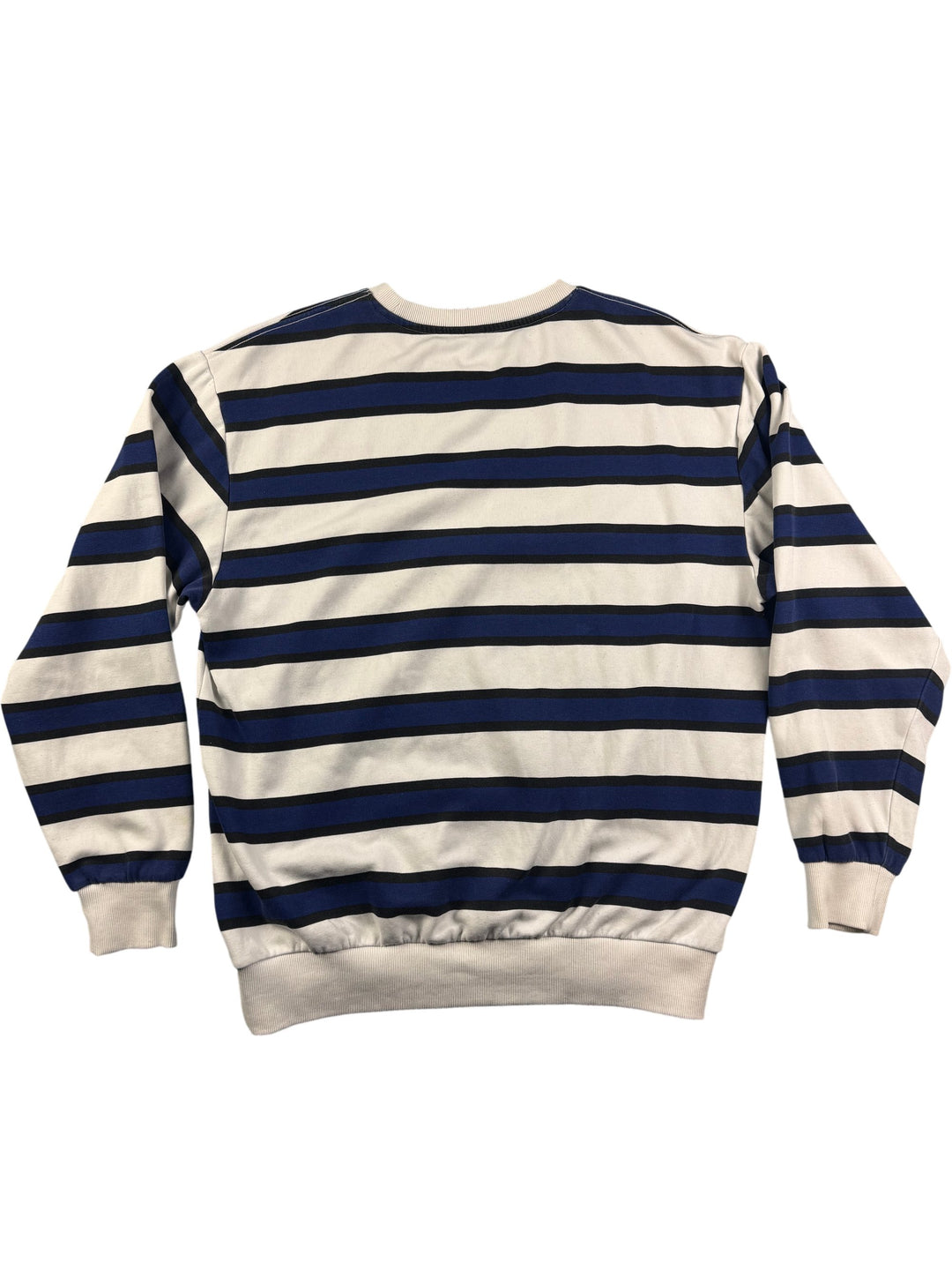 Harlem City Striped Sweatshirt - XL - Think Vintage ltd