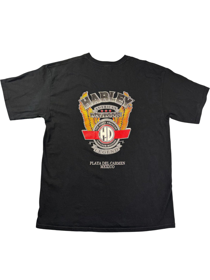 Harley Davidson Playa Del Carmen T-Shirt - L - Think Vintage ltd