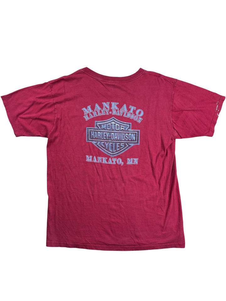Harley Davidson Red Logo T-Shirt - L