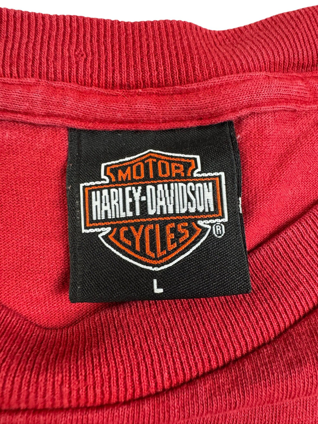 Harley Davidson Red Logo T-Shirt - L