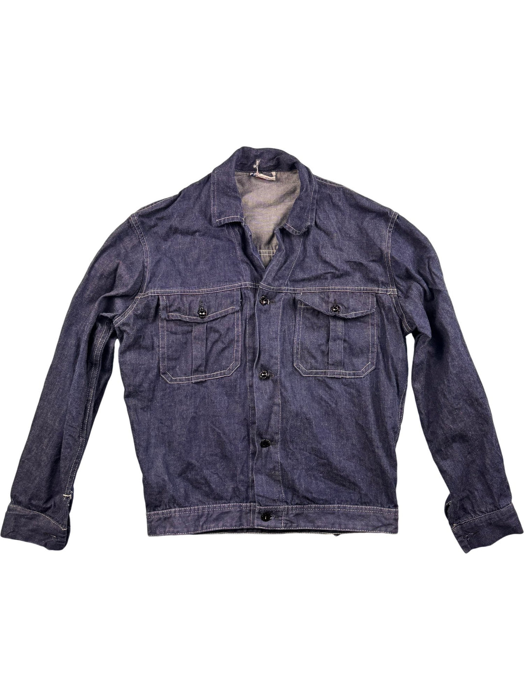 Harpoon Denim Trucker Jacket - M - Think Vintage ltd