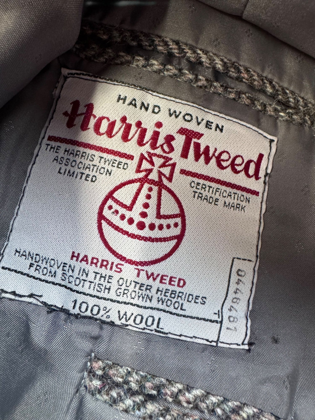 Harris Tweed Handwoven Wool Blazer - m
