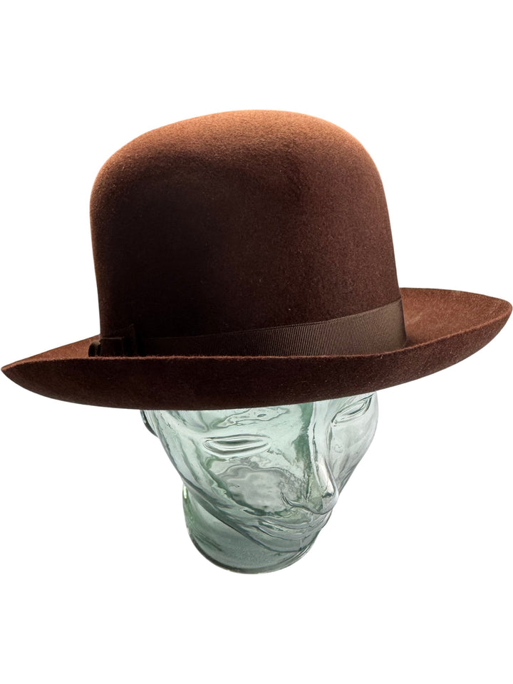 Harrods Brown Bowler Hat