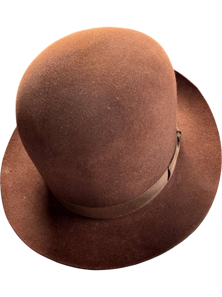 Harrods Brown Bowler Hat