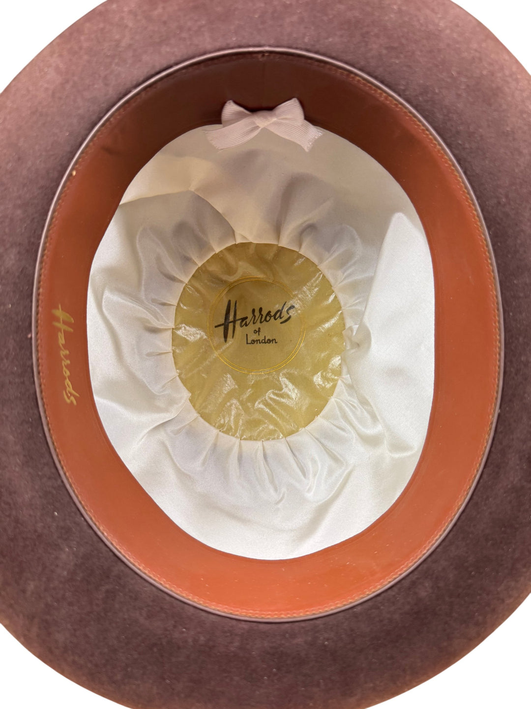 Harrods Brown Bowler Hat