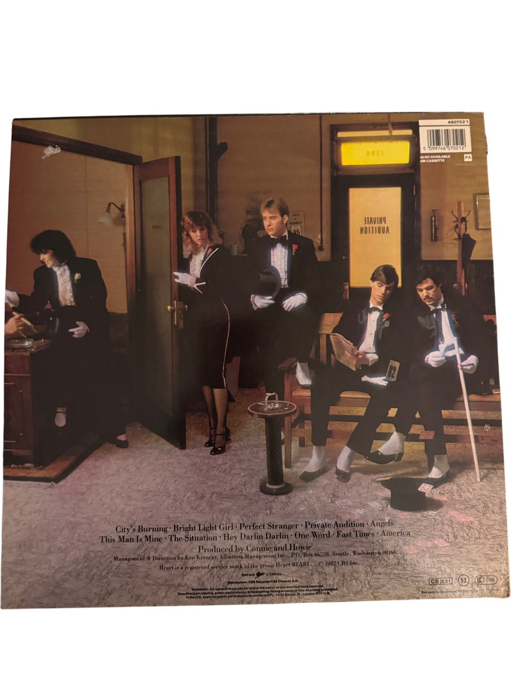 Heart Private Audition Vinyl Record - Good - Think Vintage ltd