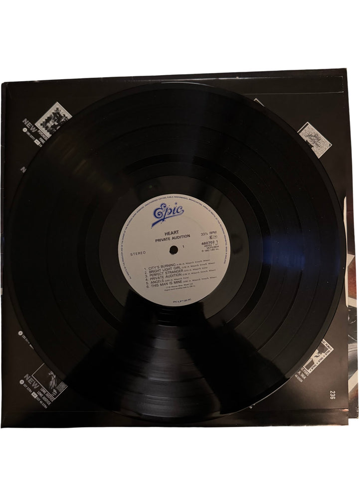 Heart Private Audition Vinyl Record - Good - Think Vintage ltd