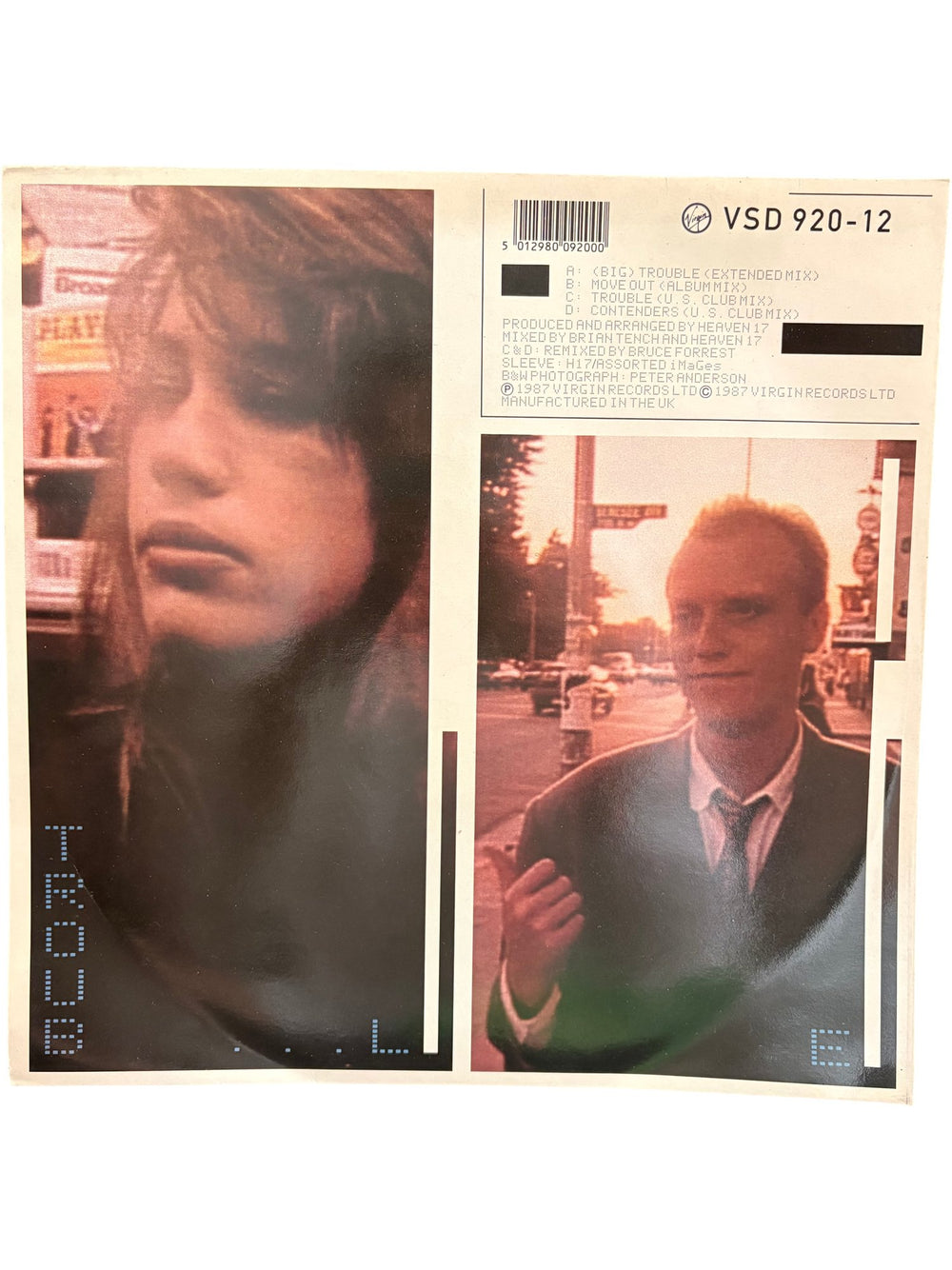 Heaven 17 Double Trouble Ltd Vinyl - Good - Think Vintage ltd