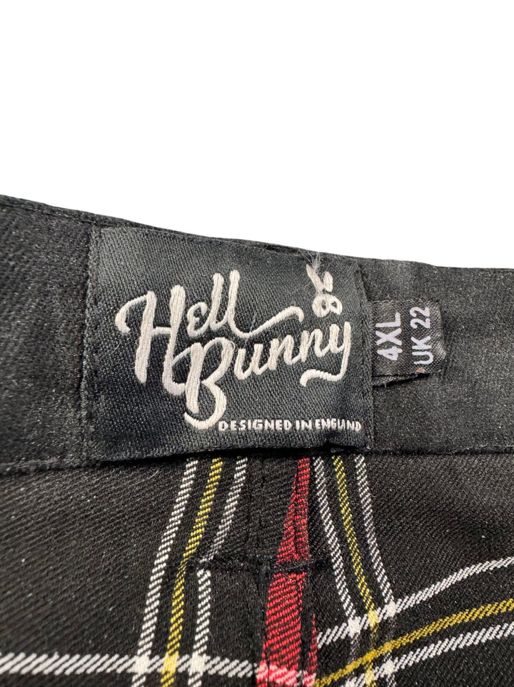 Hell Bunny Checkered Trousers - W44 - Think Vintage ltd