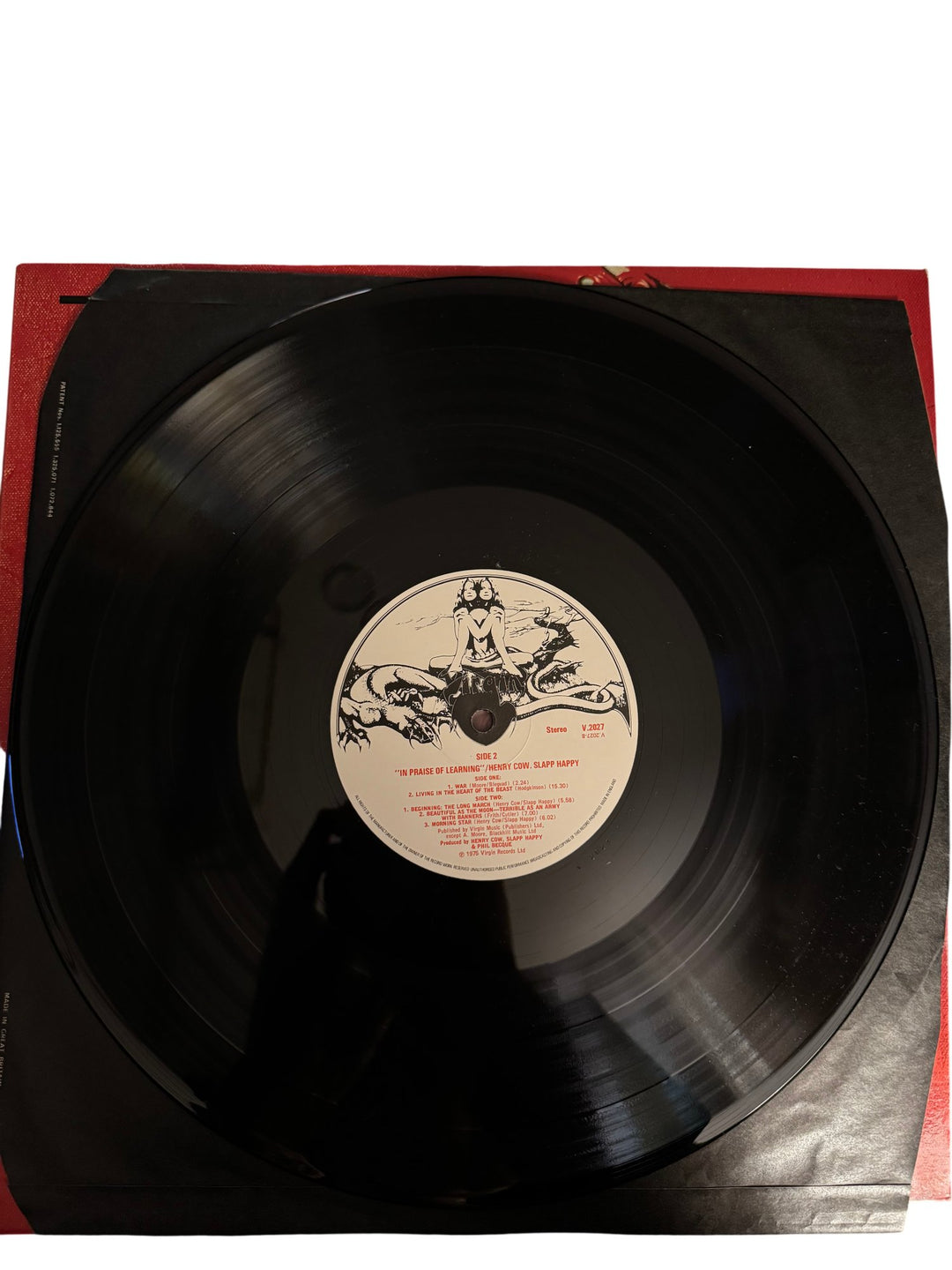 Henry Cow - In Praise of Learning Vinyl Record - Good - Think Vintage ltd