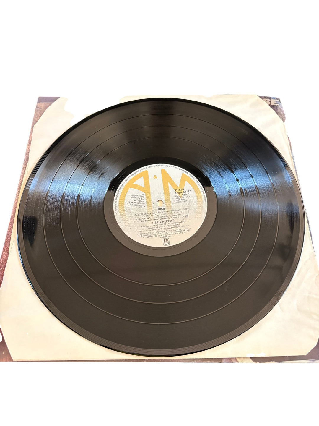 Herb Alpert Rise Vinyl Album - Good - Think Vintage ltd