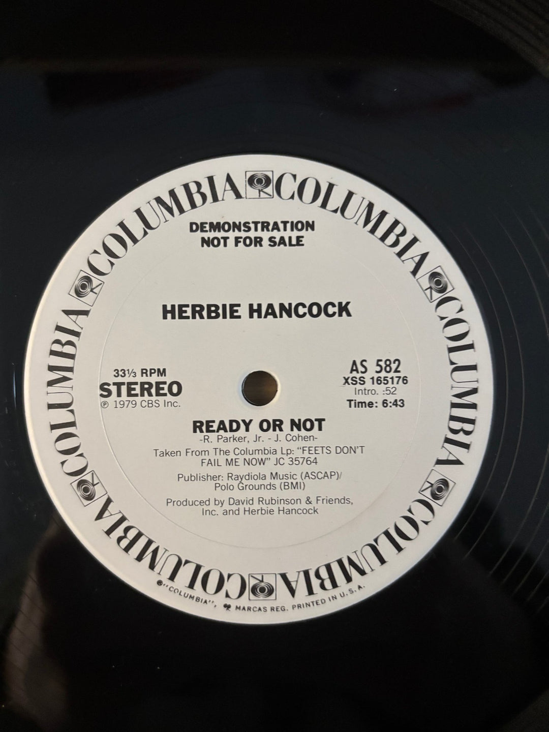 Herbie Hancock Disco Single Vinyl - NM/Mint - Think Vintage ltd