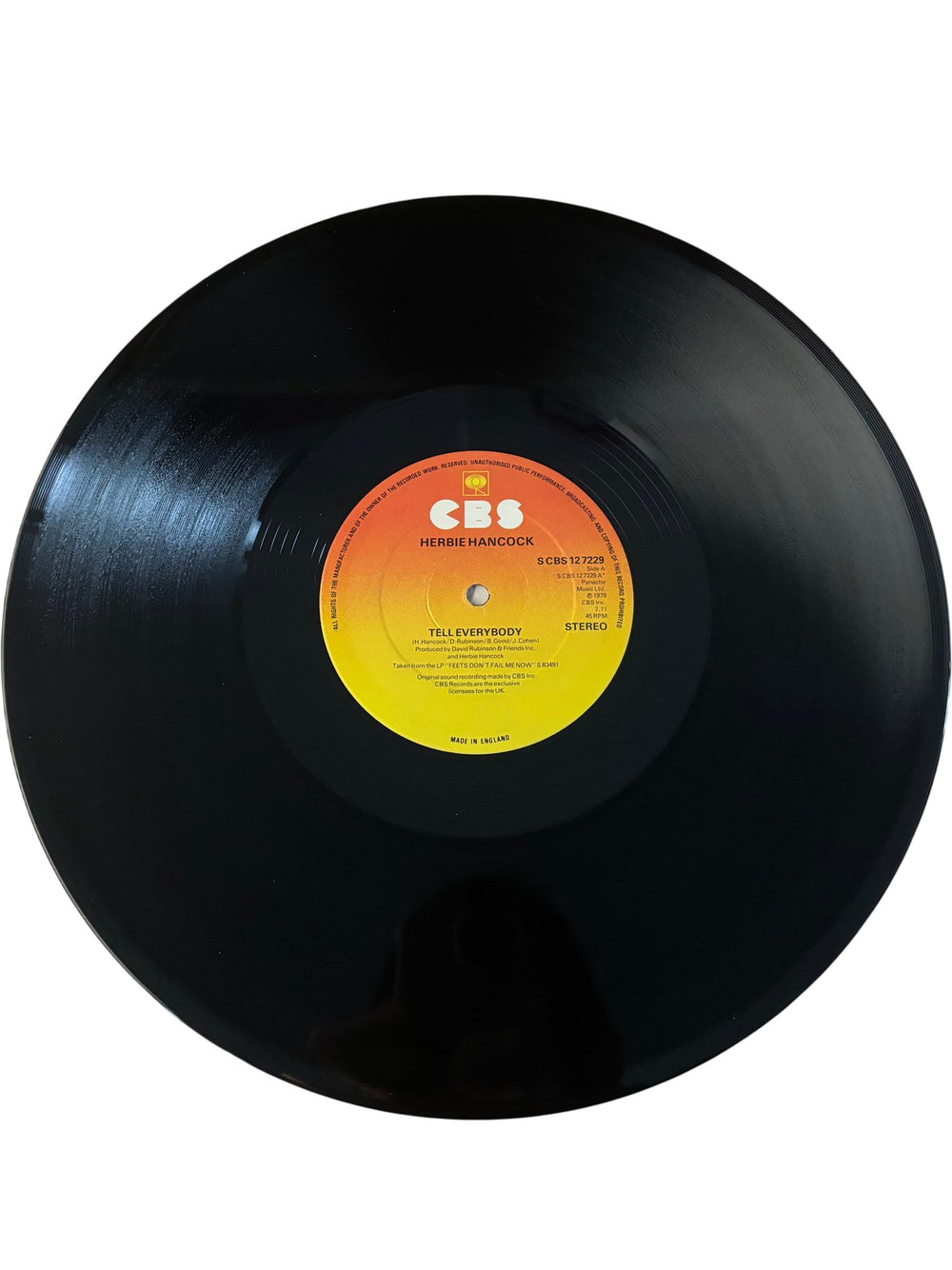 Herbie Hancock Tell Everybody Limited Edition Vinyl - NM/Mint - Think Vintage ltd